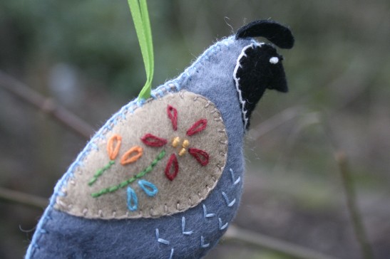 quail ornament